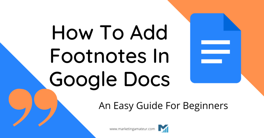 how to add footnotes in google docs