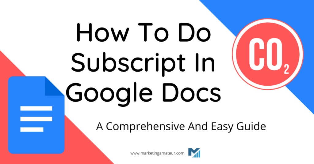 How To Do Subscript In Google Docs