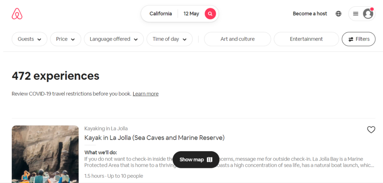 Host an Airbnb Experience