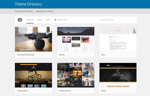 pick a WordPress theme