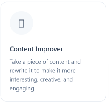 Jasper's Content Improver