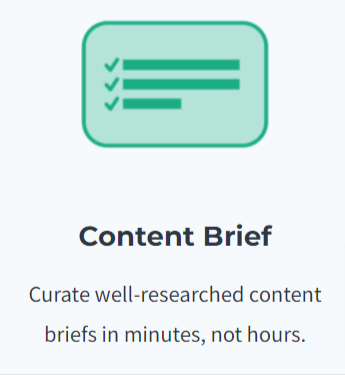 Automated Content Briefs
