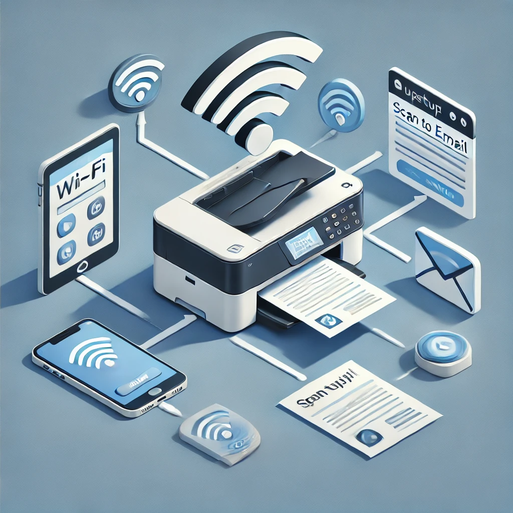 Understanding scan to email printer setup