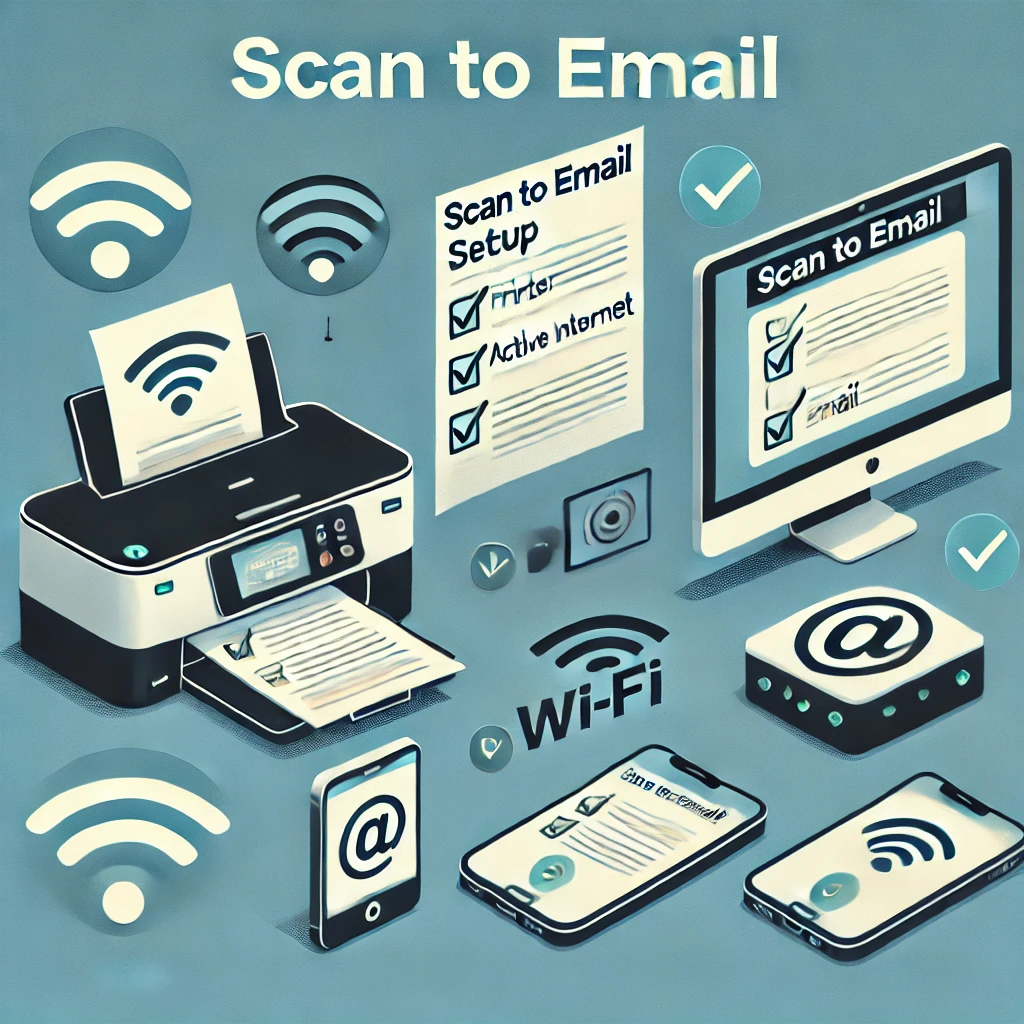 Prerequisites of scan to email setup