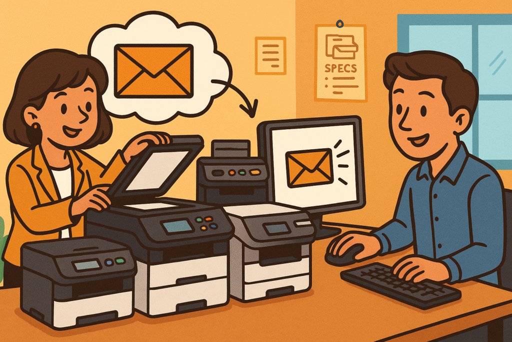 top scan to email printer models for small businesses.