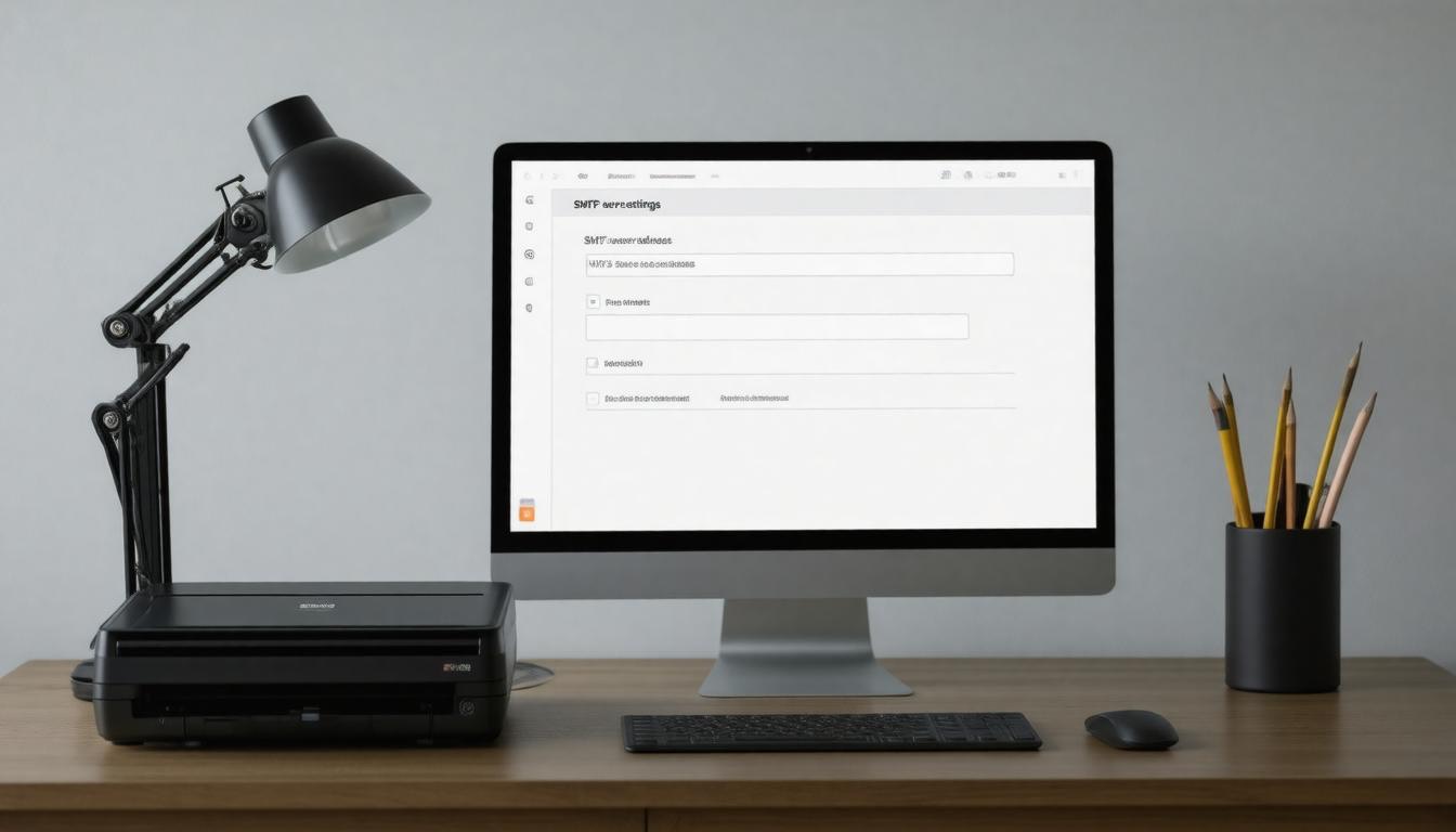 SMTP settings workspace