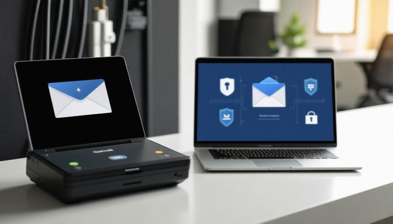 Secure email scanning