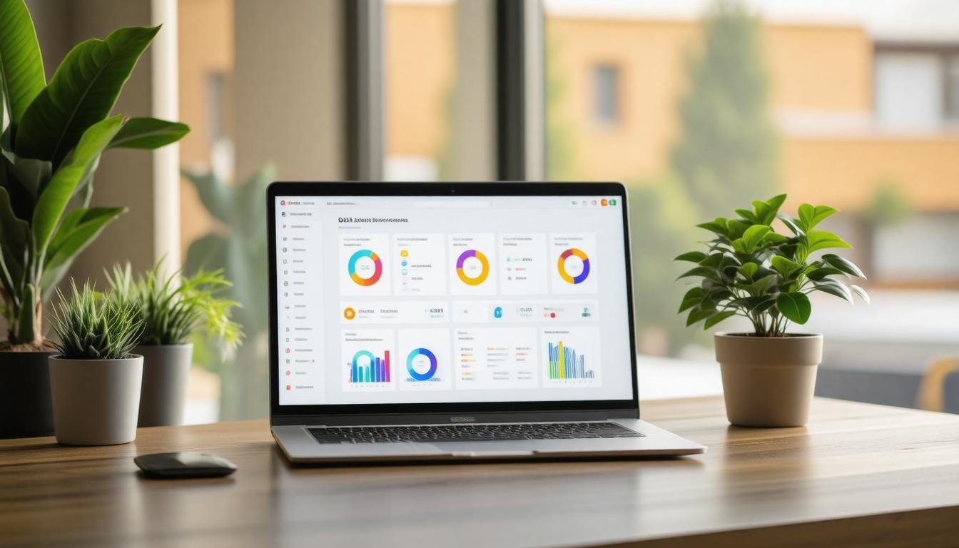 CRM dashboard workspace