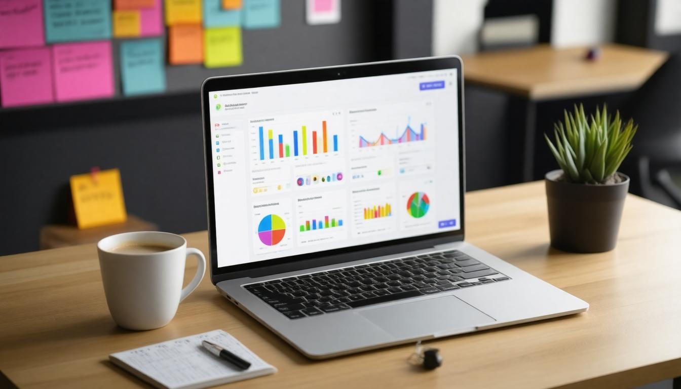 CRM software dashboard