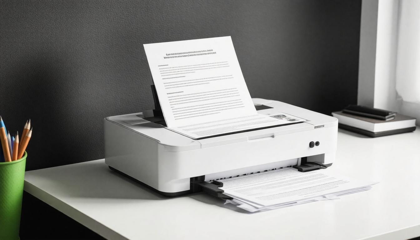 Compact office printer