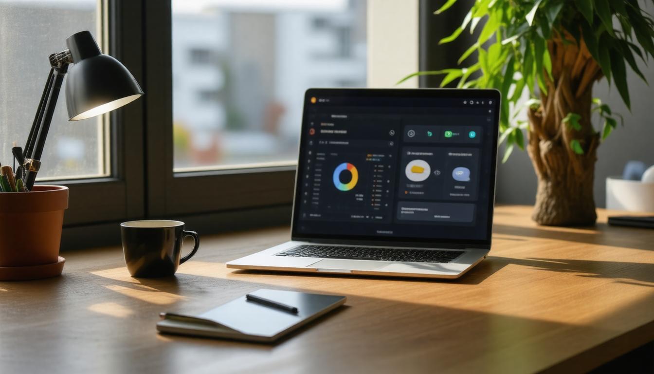 Modern business workspace