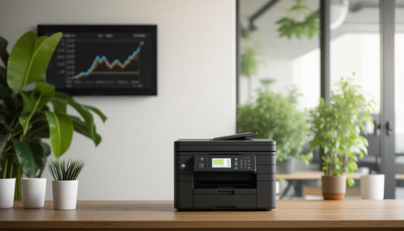 Office printer growth graph