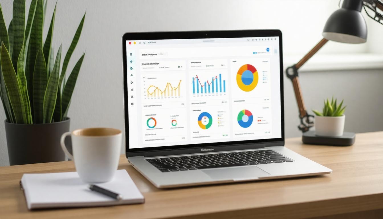 SaaS accounting dashboard