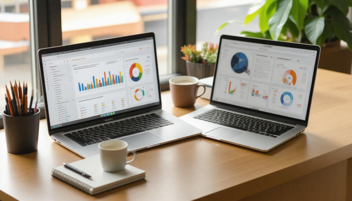 Side-by-side software comparison