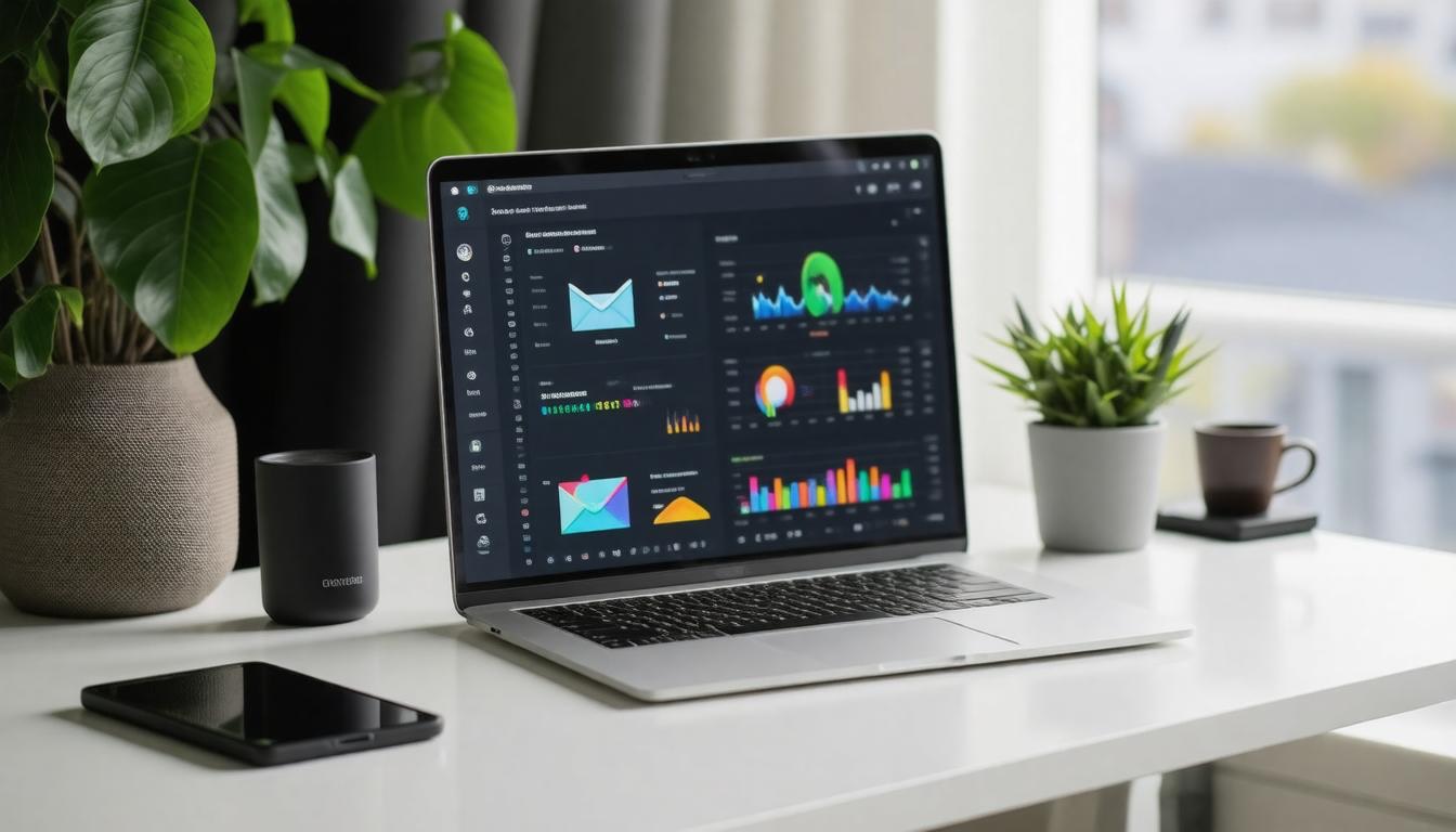 Workspace with email tools
