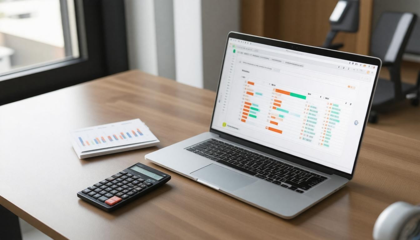Workspace with price comparison